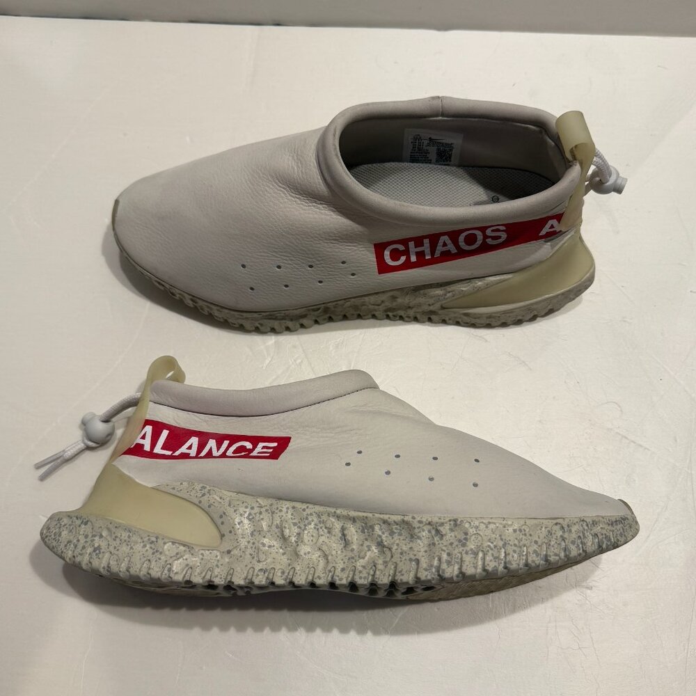 Nike White and Red Loafers